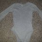 CARTER’S Gray Long Sleeved One Piece Bodysuit Size 12 months