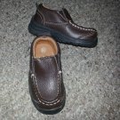 NEW Brown Leather CHEROKEE Loafers Toddler Boys Size 5.5
