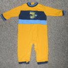 SIMPLY BASIC Yellow Speed Race One Piece Romper Boys Size 3-6 months