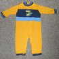 SIMPLY BASIC Yellow Speed Race One Piece Romper Boys Size 3-6 months