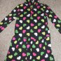 CRAZY 8 Black Heart Print Hooded Dress Girls Size 10-12