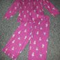 CARTER’S Pink Ballerina Pajamas Girls Size 3T