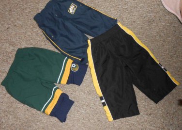 Lot of Lined Nylon Athletic Style Pants U.S. POLO Boys Size 6-12 months