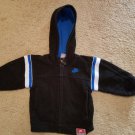 NIKE Black Hooded Zip Front Sweatshirt Boys Size 2T