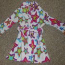 GYMBOREE Star Print Fleece Wrap Bathrobe Girls Size 2T