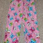 JOE BOXER Pink Skull Print Fleece Sleep Pants Girls Size 10-12