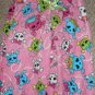 JOE BOXER Pink Skull Print Fleece Sleep Pants Girls Size 10-12