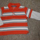 Orange Striped THE CHILDREN'S PLACE Rugby Top Boys Size 18 months