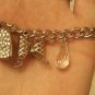 Silver Link CHARM BRACELET with 7 Charms