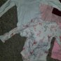 Huge Lot of NEWBORN Girls Clothing Pants Bodysuits Romper Vest Sweaters