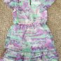 JUSTICE Fully Lined Semi Sheer Sequined Overlay Sleeveless Dress Girls Size 6