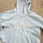 GAP Blue Fleece Hooded Pullover Girls Size 8
