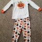 BABIES R US Orange and White TRICK OR TREAT Pajamas Size 18 months