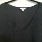 NWT Black Knit TERRA & SKY Peplum Tank Tunic Top Womans 4X 28W 30W
