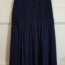COPPER KEY Navy Blue Smocked Sleeveless Tank Dress Girls M Size 8