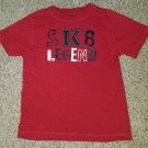 GYMBOREE Red Short Sleeved SK8 LEGEND Top Boys Size 7