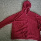 GITANO Maroon Zip Front Hooded Knit Jacket Womans Plus Size 30W 32W