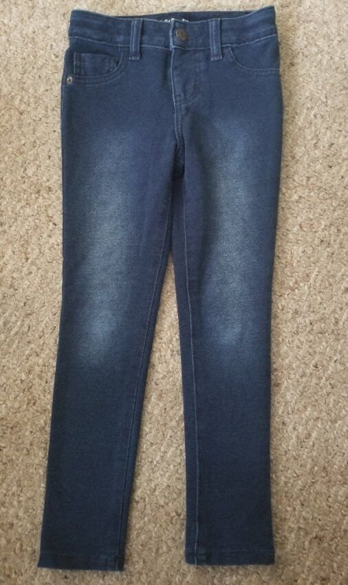 CAT & JACK Super Stretch Denim Leggings Jegging Girls Size 6 6X