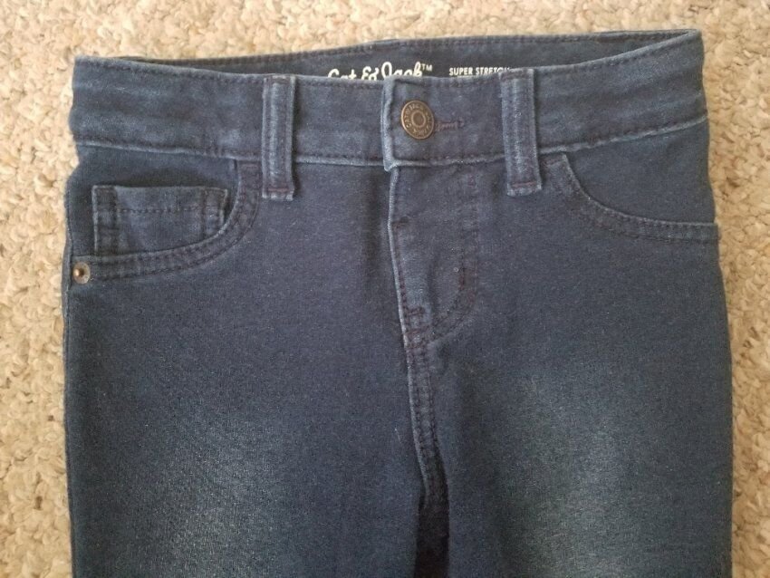 CAT & JACK Super Stretch Denim Leggings Jegging Girls Size 6 6X
