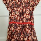 Vintage GYMBOREE Floral Print Peasant Style Short Sleeved Dress Girls Size 7
