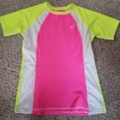 NIKE Colorblock Dri Fit Short Sleeved Top Ladies SMALL Size 4-6