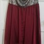 LILY ROSE Glittery Sequined Asymmetrical Hem Dressy Dress Juniors Medium 8-10