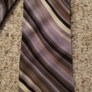 ARROW Gray Striped Silk Necktie
