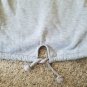 SMILE YES Fleece Lined Gray Hooded LOVE STYLE Pullover Girls Size 4