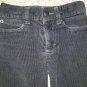 OLD NAVY Black Straight Leg Corduroy Pants Boys Size 4T Adjustable Waist