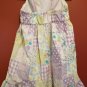 GEORGE Purple Patchwork Print Ruffled Neckline Sundress Girls Size 4