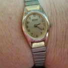 SHARP Goldtone and Stainless Steel Watch Needs Battery