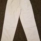 SNOWBIRD White Elastic Waist Scrub Pants Ladies Size 15-16