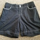 MERONA Black Nylon Shorts Bathing Trunks Mens Small 28-30