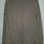 LOTIFUL Light Brown Open Front Cardigan with Pockets Ladies LARGE
