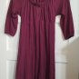OLD NAVY MATERNITY Purple Peasant Style Dress SMALL