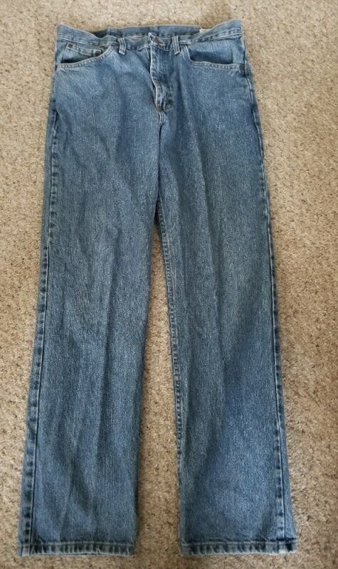 WRANGLER Classic Denim Jeans Mens 34 x 32
