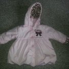 KIDS HEADQUARTERS Pink Fleece Lined Hooded Winter Parka Girls Size 24 months