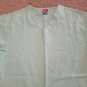 DICKIES Light Green Scrub Top Ladies Medium