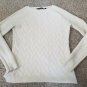 CYRUS Oatmeal Basket Weave Long Sleeved Sweater Ladies Small