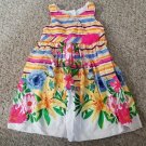 MARMELLATA Stripes and Flowers Sleeveless Dress Girls Size 3T