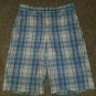 VINEYARD VINES Blue Plaid Bermuda Length Shorts Boys Size 18