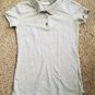 AEROPOSTALE Gray Short Sleeved Polo Top Ladies SMALL Size 2-4