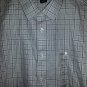 NWT Gray Plaid Long Sleeved Button Front Shirt CLAIBORNE Slim Fit Size 2X