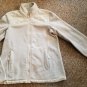 AEROPOSTALE Pale Gray Zip Front Fleece Jacket Ladies SMALL