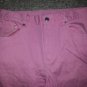 RALPH LAUREN Pink Capri Length Jeans Ladies Size 8