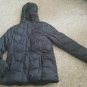 FADED GLORY Black Hooded Puffer Jacket Parka Girls Size 8-10
