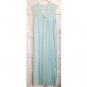 Vintage ARISTOCRAFT Blue Lacy Long Sleeveless Nightgown Ladies MEDIUM