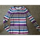 GAP KIDS Striped Rauched Long Sleeved Top Girls Size 12