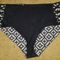 Reversible Black and White Open Weave Bikini Ladies Juniors SMALL