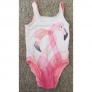 OLD NAVY Pink Flamingo One Piece Bathing Suit Girls Size 4T